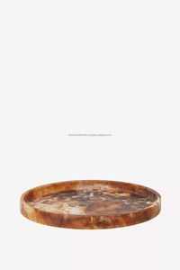 Sleek Handmade Durable Polished Classic Resin Inlay Eco-Friendly Hand Modeled Tray Customizable Options Elegant Home - Product Image 2