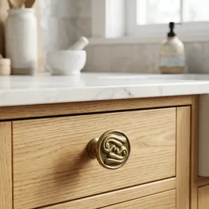 Ak Brass Emboss Handmade <b>Antique</b> Cabinet Knob for Furniture/Bedroom/Kitchen - Product Image 4