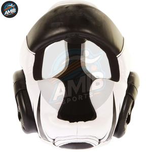 New Arrival Leather <b>Head</b> Guard For Boxing MMA <b>Training</b> Breathable Unisex Adult Sports Wear High Quality <b>Head</b> Guards - Product Image 2