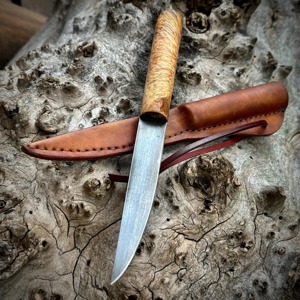 Cuchillo Medieval Forjado a Mano Personalizado OEM DIY con Hoja de Acero al Carbono de 3MM de Grosor y Punta Recta, Mango de Acero al Carbono - Product Image 4