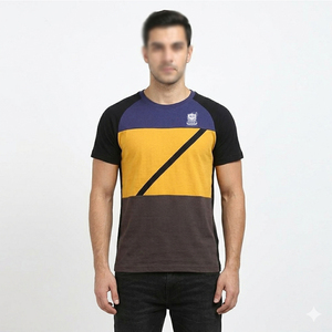 Camiseta de Hombre con Logotipo Personalizado, Colores Personalizados, Diseño Sólido, 100% Algodón, Tejido de Punto, Transpirable y Ecológico, Hecho en Pakistán - Product Image 1