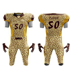 American Football Team Outfit for Seasonal League Matches Lightweight Jersey Padded Pants Reliable Sports Apparel Pro - Product Image 3