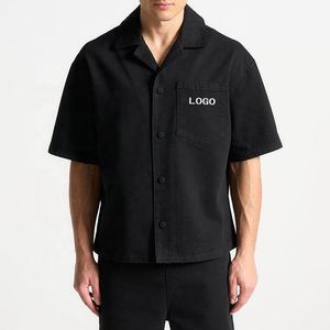 Camisas de algodón transpirables de manga larga para hombre, estilo denim lavado, con botones, azul, corte regular, desgastado, casual. - Product Image 4