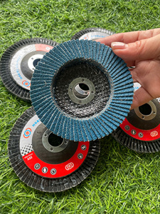 Disque à lamelles vert HGP OEM haute performance 100x16mm, 72 feuilles, grain 72 # Emballage plastique 40-120 pour le meulage et la finition des soudures en acier inoxydable - Product Image 2