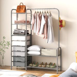 Sistema Armadio Autoportante con Cassetti e Ripiani Rimovibili, Soluzione Organizzativa Premium - Product Image 5