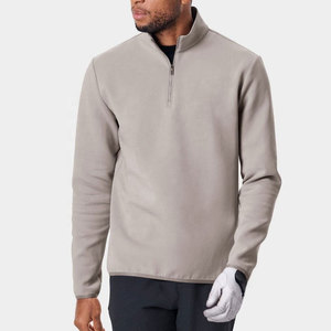 Sudaderas de Forro Polar Sólido Personalizadas al por Mayor 2026 para Hombre, con Logotipo Frontal Impreso, Transpirables, Tallas Grandes, 340g, con Cremallera, Otoño, OEM - Product Image 1
