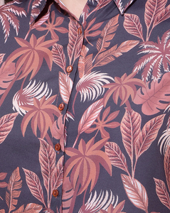 Vêtements décontractés d'été, chemise à manches courtes boutonnée décontractée formelle pour hommes, coton L005 - Product Image 2