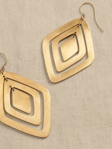 Pendientes colgantes de latón estilo bohemio, aros vintage para bodas, fiestas, recién llegados, joyería étnica de moda para mujer. - Product Image 4