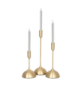 Brass <b>Square</b> <b>Candle</b> Pillar 2 Pieces Table Decorative Centerpieces Eco-Friendly Heat Resistant Christmas Customized Designs High - Product Image 4