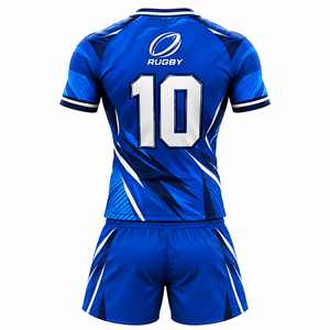 Fabricant d'ensembles d'uniformes de rugby OEM offrant des designs personnalisés, des logos personnalisés, des noms et numéros de joueurs, et des articles de sport de qualité supérieure - Product Image 3