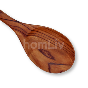 Cuillère à salade géante en bois de teck naturel OEM Angela, durable, écologique, sans peinture ni vernis, halal, personnalisable - Product Image 4