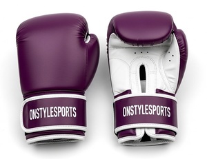 Gants de boxe MMA Wolon pour l'entraînement en salle, sparring, ajustement confortable, cuir imperméable durable, support de poignet, fermeture à lacets - Product Image 2