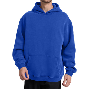 เสื้อฮู้ดดี้โอเวอร์ไซส์แฟชั่นผู้ชายปี 2025 เนื้อผ้านุ่มพิเศษ ล้างสีแบบแอซิดวอช ป้องกันรอยยับ สไตล์วินเทจ รับออกแบบโลโก้ตามสั่ง - Product Image 3