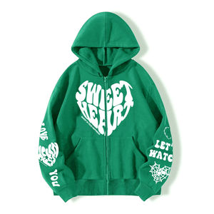 Sudadera con Capucha Extra Grande de Primera Calidad, 100% Algodón, para Hombre, Invierno, GSM Pesado, Personalizada para Impresión Puff, Logotipo 3D, Impresión Digital, OEM, Ropa Urbana - Product Image 3