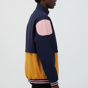 Chaqueta Varsity de Béisbol Personalizada OEM/ODM con Logotipo Bordado en Chenille, Chaqueta Varsity de Alta Calidad con Bloques de Color y Tejido Grueso - Product Image 5