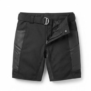 Pantalones Cortos de Ciclismo Premium de Cintura Alta para Gimnasio, Entrenamiento y Running, Fabricados con Tejido Acanalado Elástico - Product Image 1