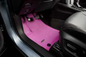Premium KATA VINA 5mm PVC Car Mats Impermeable Sin olor Fácil de limpiar Juego completo para Sedán - Product Image 4