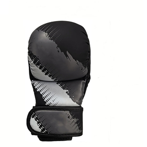 Guantes de MMA de cuero de alta durabilidad con máxima estabilidad y acolchado extra grueso para sparring y artes marciales. - Product Image 3
