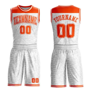 Custom Basketball Uniform Set Sublimation Team Jersey Shorts Custom Logo Name Number Breathable Quick Dry Basketball Uniform Set - Product Image 5