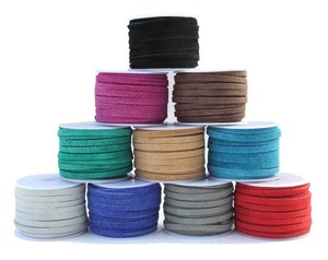 Cordones de Cuero de Ante de Alta Calidad Color Bronceado, 100 Metros, 1.4-1.6mm, 1.8-2.0mm, Color Duradero, Logotipo Personalizado Disponible, Sostenible CI - Product Image 4