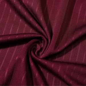 Ensemble de maillots de football personnalisés pour hommes, bordeaux, blanc, noir, manches courtes, col en V, impression sublimée, évacuation de l'humidité, 100% polyester - Product Image 6