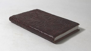 Custom Business A6 Leather Journal Real Leather Cover <b>Notebook</b> Crazy Horse Travel Embossed Genuine Leather Journal Cover - Product Image 2