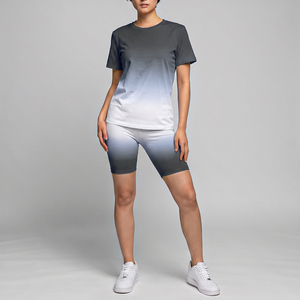 Conjunto de Dos Piezas de Verano para Mujer, Ropa Casual al por Mayor, Conjuntos de 2 Piezas con Diseño Tie Dye Personalizado, Trajes Deportivos para Mujer - Product Image 4