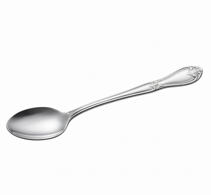 Cuchara de té clásica de acero inoxidable con mango largo, pulido espejo, diseño duradero, perfecta para utensilios de cocina, mesa y bodas. - Product Image 1