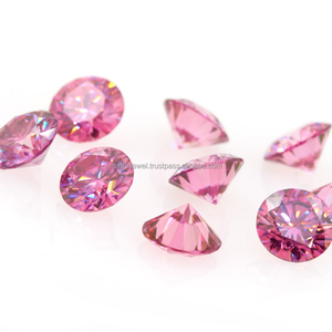 Diamant rose rond taille brillant 6,5 mm, couleur VS, cultivé en laboratoire pour bijoux, qualité VS certifiée, pierres CVD fabriquées en laboratoire - Product Image 6