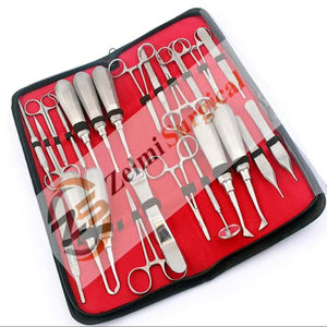 Kit de Instrumentos Quirúrgicos Dentales de 37 Piezas, Juego de Cirugía Oral de Acero Inoxidable, Elevadores, Pinzas, Portaagujas, Bisturí, Instrumentos OEM - Product Image 3