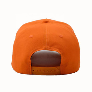 Gorra de Béisbol Naranja de 6 Paneles, de Algodón, Unisex, Ajustada, Informal, para Adultos, de Color Sólido, para las Cuatro Estaciones - Product Image 6