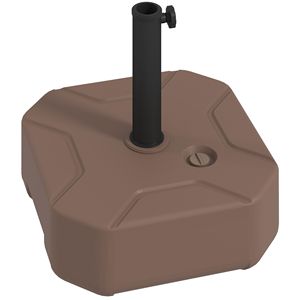 Base per Ombrellone Quadrato in Poliestere, Resistente, 44 libbre, Supporto da Esterno Riempibile fino a 55 libbre per Ombrelloni Quadrati - Product Image 1
