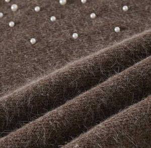 Suéter de Punto para Mujer con Mangas Murciélago - Jersey Holgado Informal de Invierno - Suéter de Punto Suave y Moderno para Mujer con Perlas de Diamantes - Product Image 6