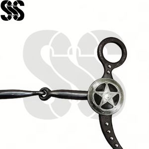 Mors d'équitation espagnoles et western de haute qualité, durables, résistantes à la rouille, confortables, finition antique, pour l'entraînement, prix de gros - Product Image 5