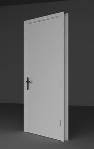 Porte en PVC laminé Composite bois plastique (Pima) - Product Image 2