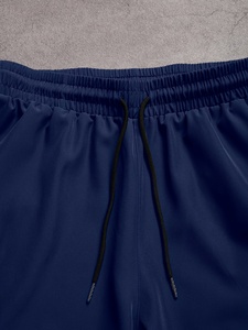 Secure <b>Zip</b> <b>Pockets</b> for Gym and Sports in Red Athletic Cargo <b>Shorts</b> Men Performance Fabric <b>with</b> Elastic Waist - Product Image 6