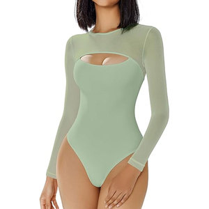Body para Mujer, Estilo Urbano, Moderno, de Alta Calidad y Transpirable, Elástico, a la Moda, para Verano - Product Image 1