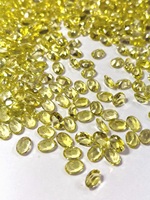 Quartz Citron Naturel Taillé Ovale Facetté Pierres de Quartz en Vrac 4x6mm-10x14mm Qualité AAA Tailles Calibrées Personnalisables Échantillons Disponibles
