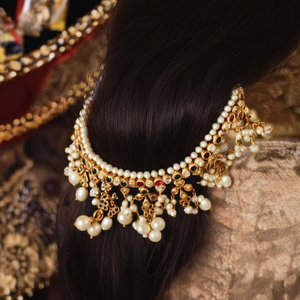 Guttapusalu Hair Chains with Pearl Embellishment - Product Image 3