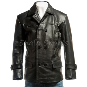 Men's Premium Quality Sheepskin Leather Winter <b>Jacket</b> Windproof Breathable Long <b>Bomber</b> Styles New Design Leather <b>jacket</b> For Sale - Product Image 6