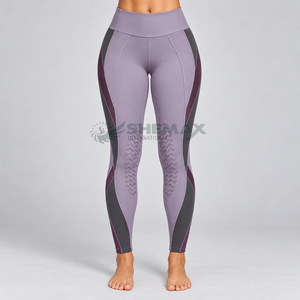 Pantalones de equitación para mujer, hechos con materiales transpirables, con movimiento flexible y comodidad confiable para interiores. - Product Image 1