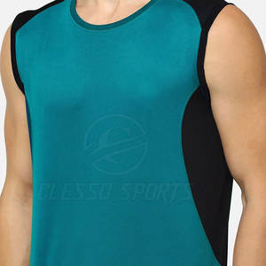 Chemises sans manches pour hommes, été, gym, musculation, coton, décontractées, pour l'entraînement - Product Image 5