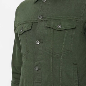 Veste en jean d'hiver pour homme, style décontracté, service OEM personnalisable, respirante, séchage rapide, coupe-vent, haute qualité, 100% coton - Product Image 5