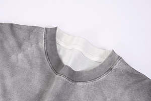 Camiseta de Hombre con Cuello Redondo, Estampado Personalizado, 100% Algodón Lavado, Corte Holgado, Estilo Casual - Product Image 6