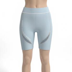 Shorts de compression pour hommes, unis, décontractés, anti-plis, taille mi-haute réglable, taille élastique, entièrement personnalisables, en tissu de laine - Product Image 4