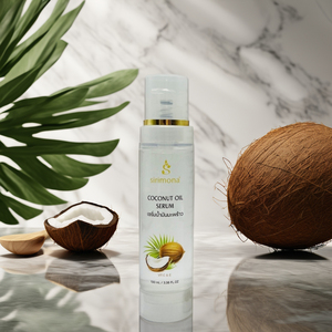 SIRIMONA Sérum Premium Bio à l'Huile de Coco Soin Anti-Âge Améliorateur Vitamine E Éclaircissant et Nourrissant aux Herbes - Product Image 4