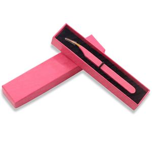 Pinzas de pestañas personalizadas con punta de fibra de agarre de diamante de acero inoxidable profesional herramientas de pestañas individuales - Product Image 5