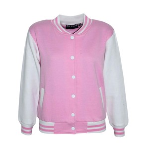 Purple White Varsity Jacket Men Preppy Style Regular Fit Solid Color <b>Button</b> Closure Turn-down Collar Autumn Wear - Product Image 3