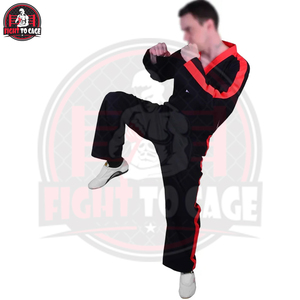 ชุดยูนิฟอร์มศิลปะการต่อสู้แบบฟรีสไตล์สไตล์ดั้งเดิม ทนทาน ผลิตจากโพลีเอสเตอร์ 65% ผ้าฝ้าย 35% ระบายอากาศได้ดี ป้องกันการฉีกขาด เหมาะสำหรับการแข่งขันและการฝึกซ้อมประจำวัน - Product Image 6