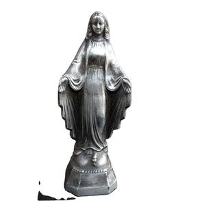 Estatua de la Virgen María en Metal para Decoración de Mesa - Product Image 1
